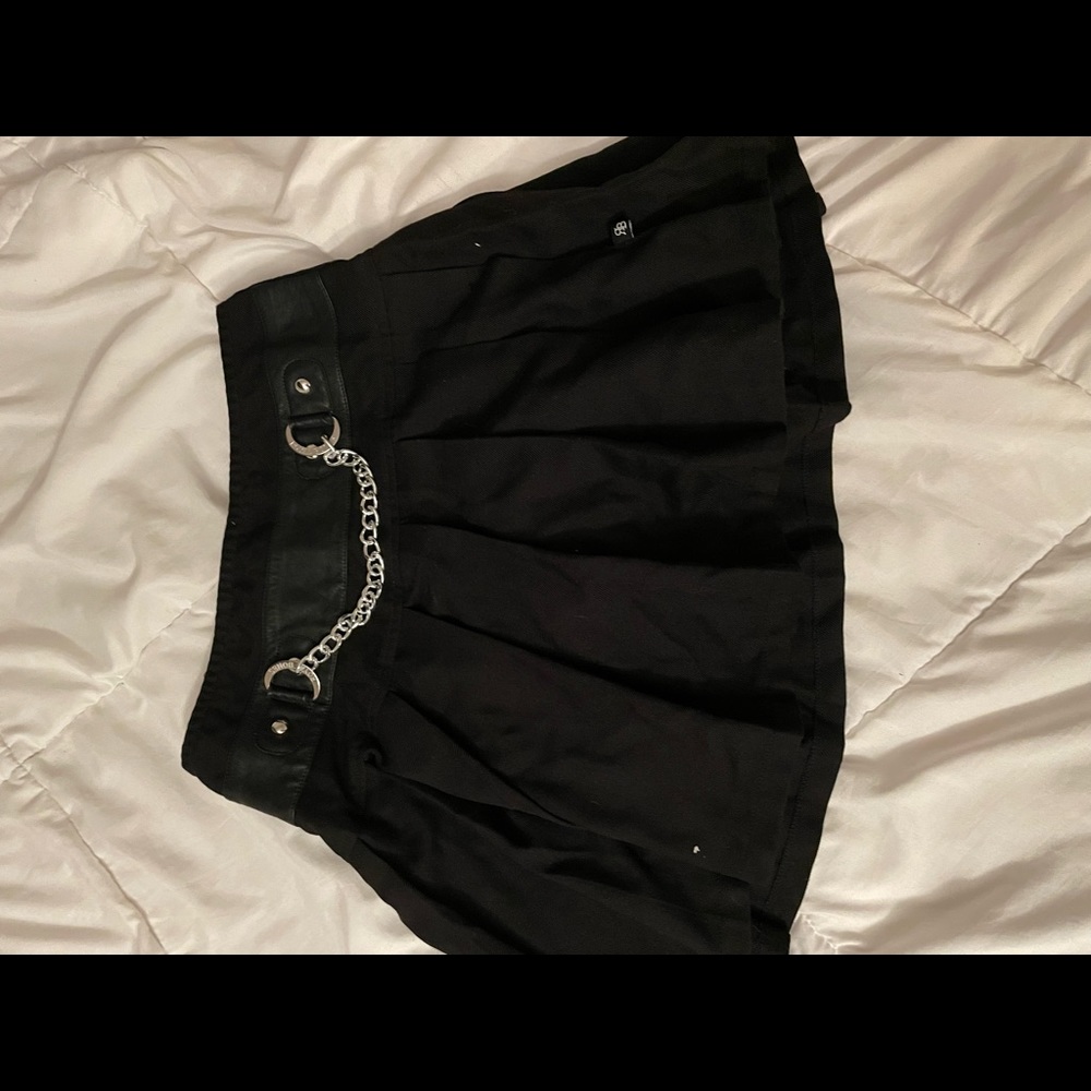 Womens Pleated Punk Skirt